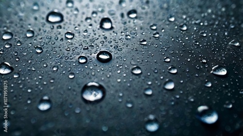 Close-Up Water Droplets Texture - High-Quality Abstract Background Image for Design Projects