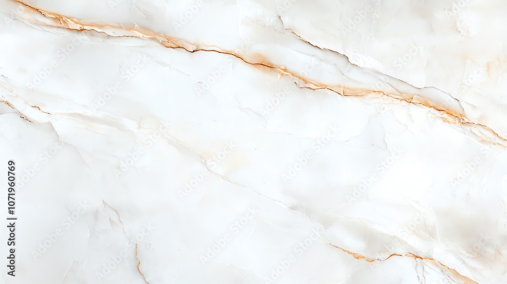 Naklejka premium Marble texture with orange veins background