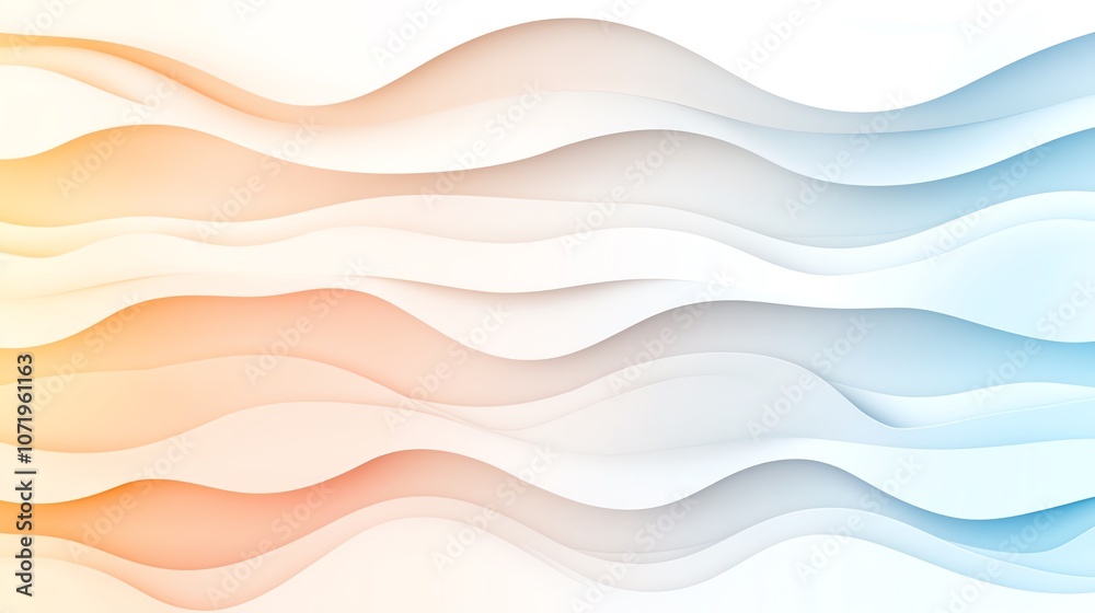 Colorful abstract wavy lines on white background. Colorful abstract wavy lines on white background.