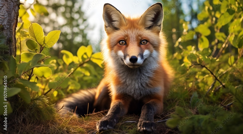 cute fox in the nature cute fox in the nature