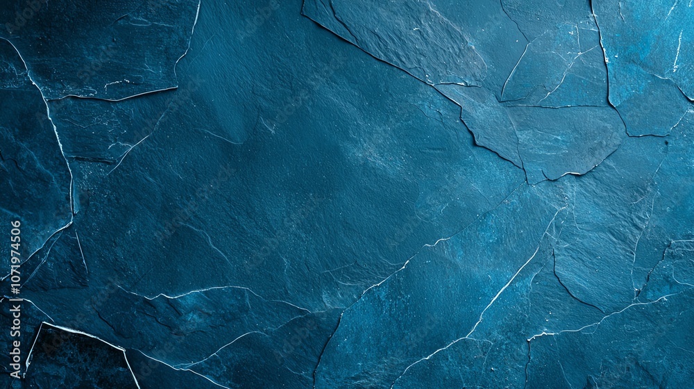 Obraz premium Abstract blue stone textured background image.