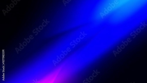 glowing blue light streaks with gradient transition abstract smooth 4k video motion footage