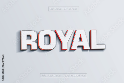 Royal 3D Text Effect