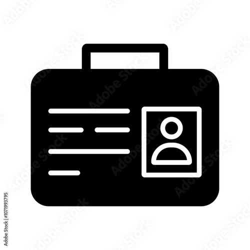 Office Card Vector Icon