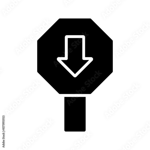 Down Arrow Vector Icon
