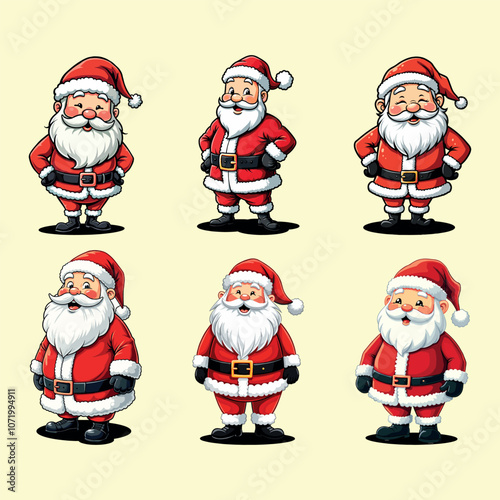set 6 Babbo Natale