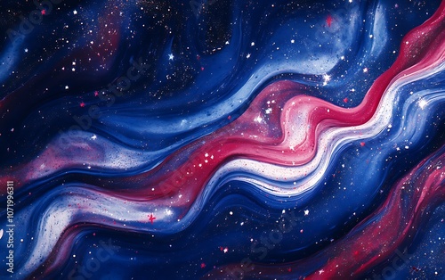Galaxy Watercolor Background