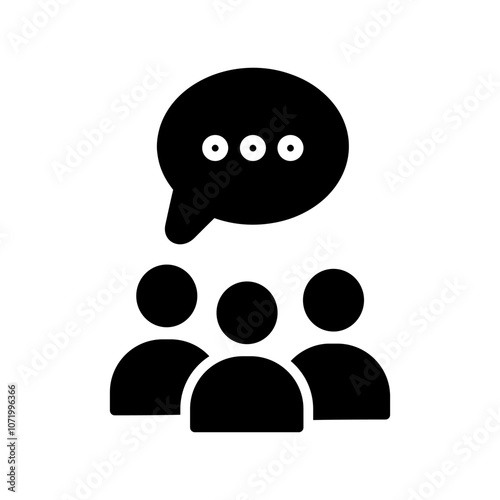 Group Chat Vector Icon
