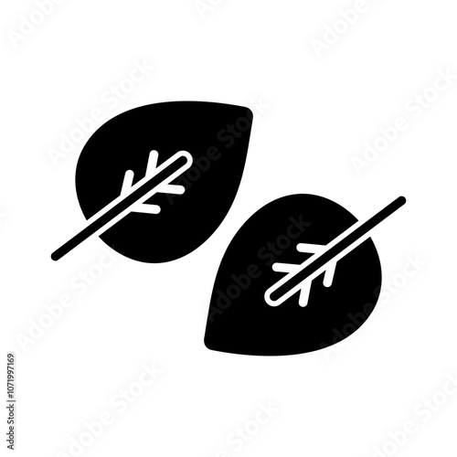 Fallen Leaf Vector Icon