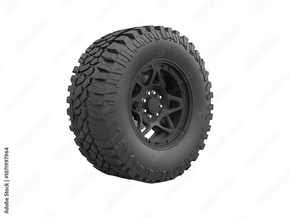 a black tire with a black rim a black tire with a black rim