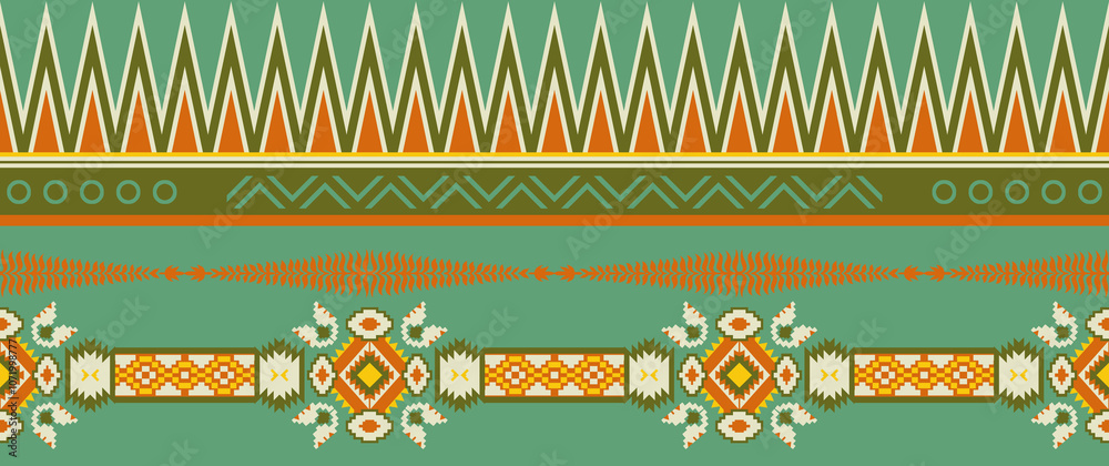 seamless beautiful wallpaper cards border design floral leaf vintage ornament Victorian geometric ethnic print paisley pattern