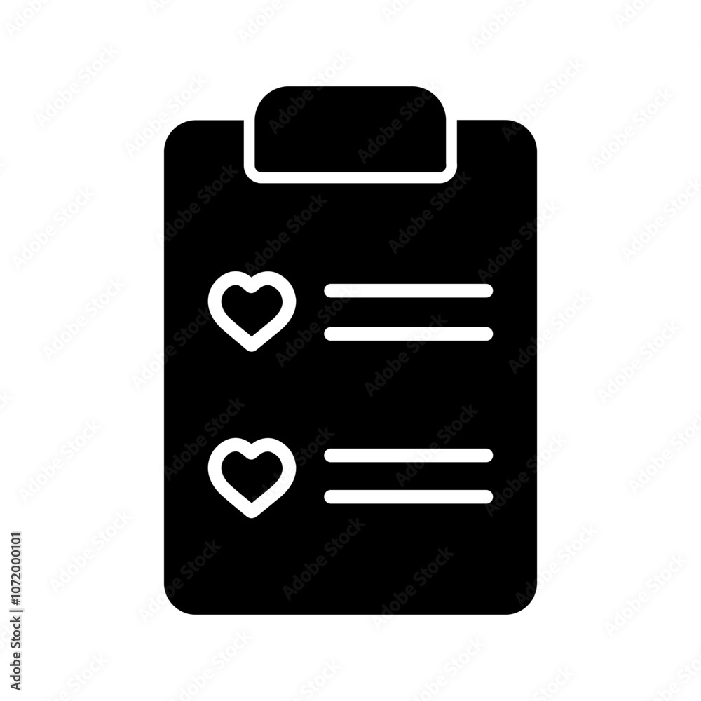 Wishlist Vector Icon Wishlist Vector Icon