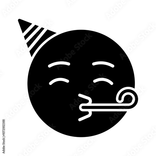 Partying Face Vector Icon