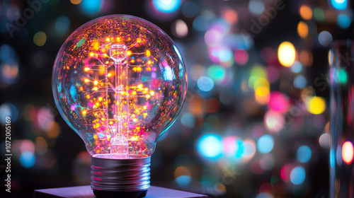 
The quantum physics of an LED light bulb involves the principles of light emission at the atomic level, specifically through the process of electroluminescence. photo