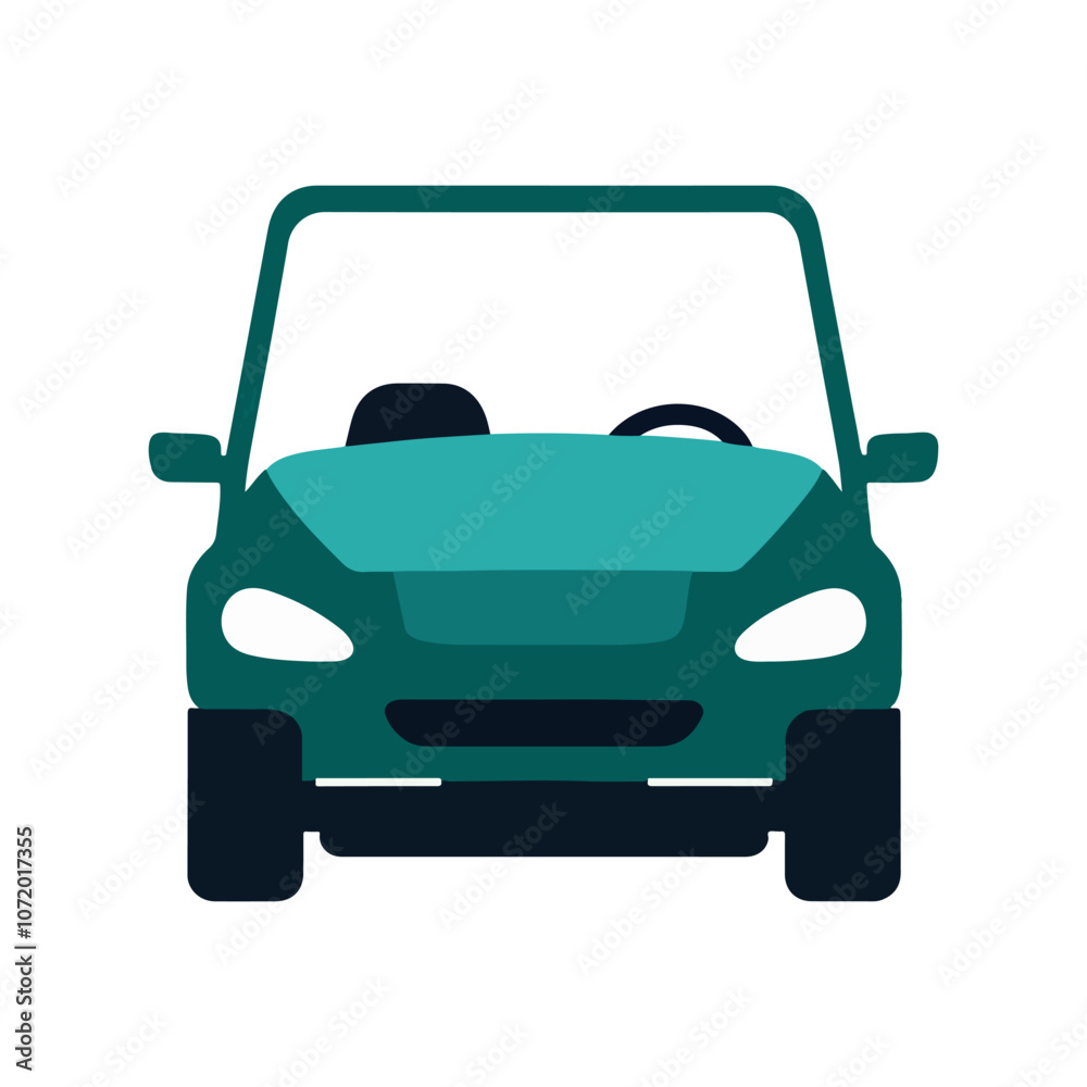 golf cart icon silhouette vector art flat illustrations golf cart icon silhouette vector art flat illustrations