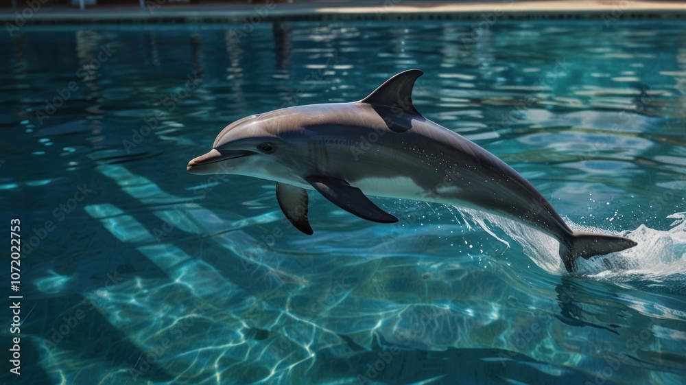 Obraz premium dolphin swimming