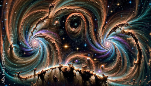 Celestial Tapestry of Timelessness Unfolds