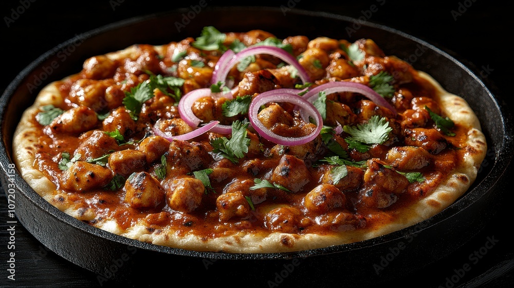Scrumptious Chicken Tikka Flatbread Scrumptious Chicken Tikka Flatbread