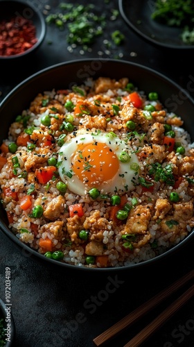 Scrumptious Chicken Fried Rice with Egg