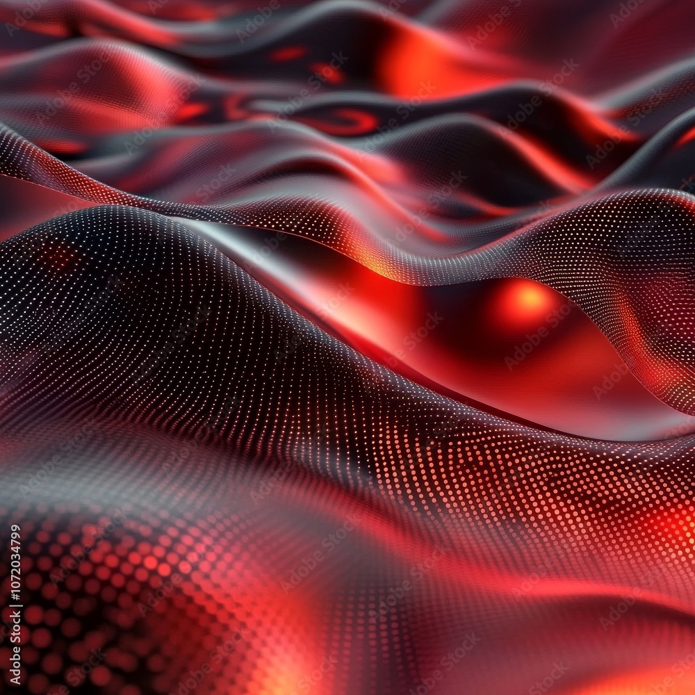 Fototapeta premium Modern digital abstract 3D background.