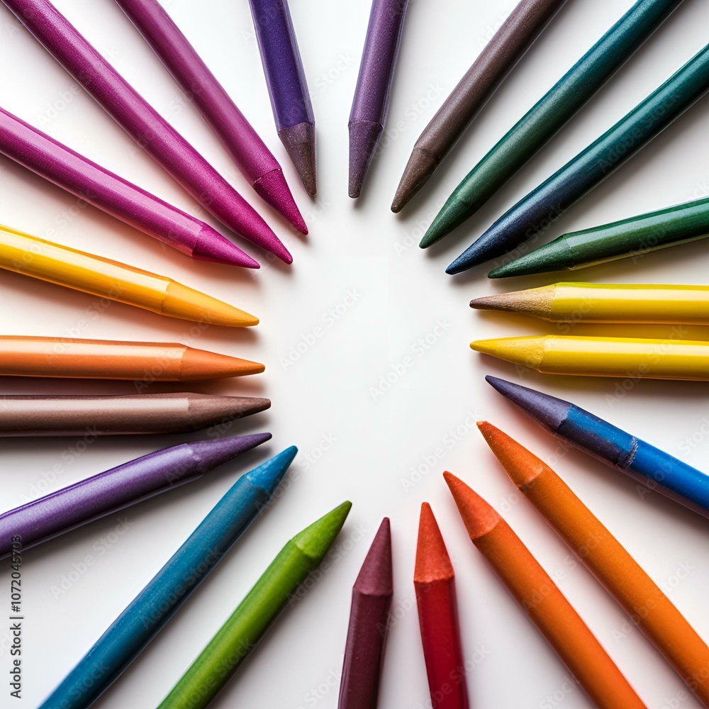 Fototapeta premium crayon set