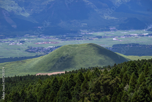 view of Komezuka from aso