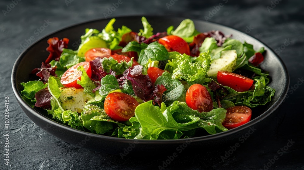 Vibrant Mixed Greens Salad Vibrant Mixed Greens Salad