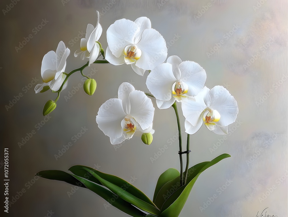 Obraz premium white orchid flowers
