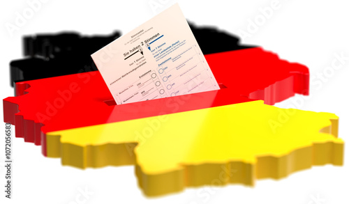 Billede på lærred Elections in Germany