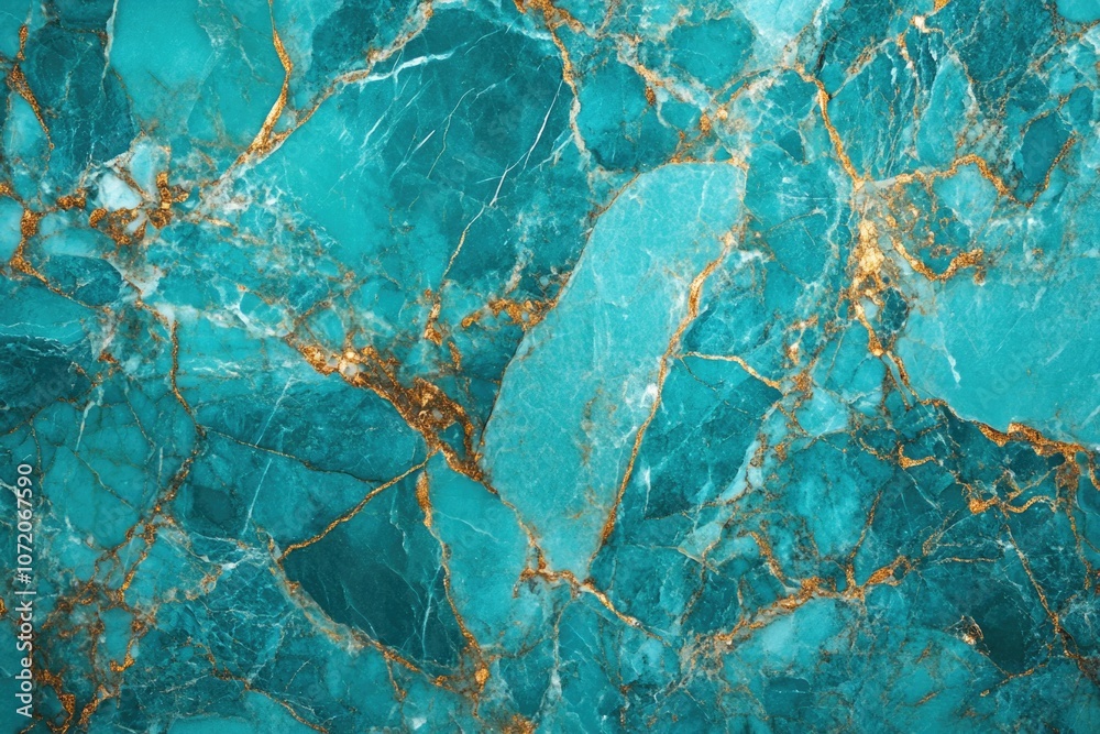 Naklejka premium A close-up shot of a blue marble surface with intricate details and patterns