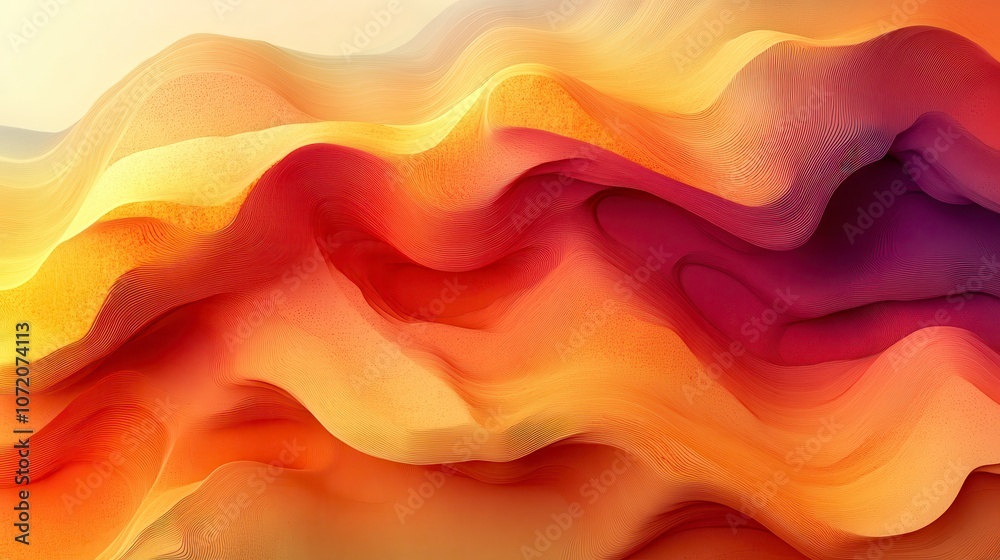 Fototapeta premium Abstract Colorful Wave Design