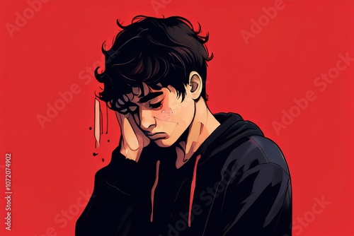 student feeling sad