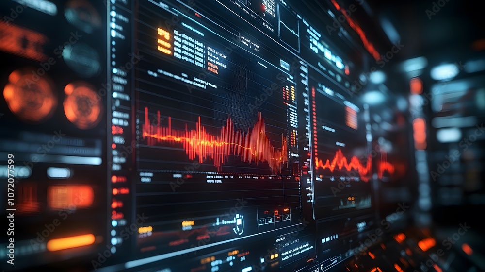A yield curve graph is prominently displayed on a digital screen, with a blurred background of financial charts and economic indicators highlighting its significance and details. A yield curve graph is prominently displayed on a digital screen, with a blurred background of financial charts and economic indicators highlighting its significance and details.