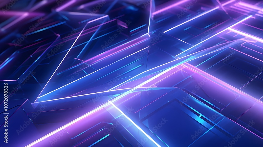 3d rendering of blue and purple abstract geometric background. Scene for advertising, technology, showcase, banner, game, sport, cosmetic, business, metaverse. Sci-Fi Illustration. Product display 3d rendering of blue and purple abstract geometric background. Scene for advertising, technology, showcase, banner, game, sport, cosmetic, business, metaverse. Sci-Fi Illustration. Product display
