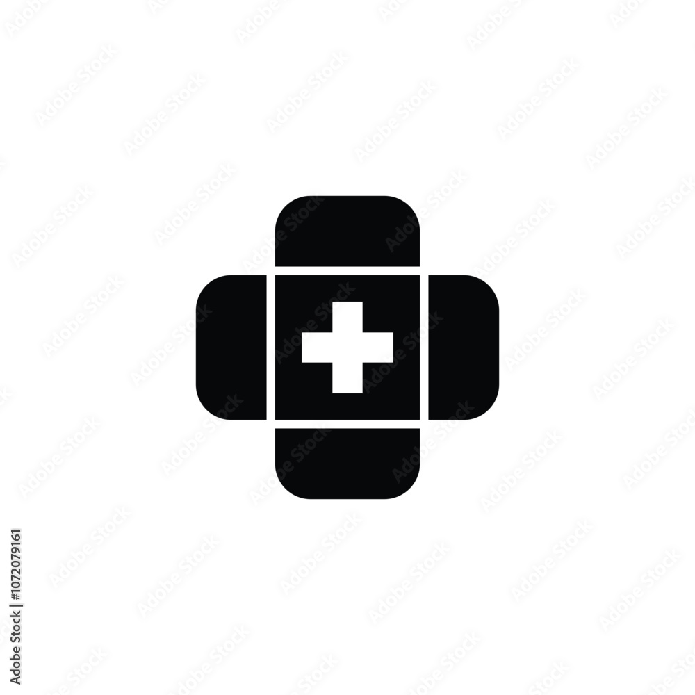 Obraz premium Medical icon. medicine and hospital, help point signs, vector graphics,