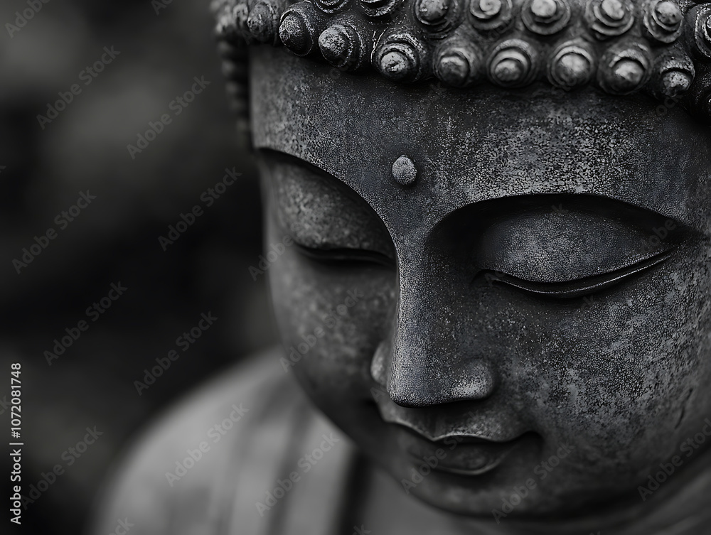 custom made wallpaper toronto digitalCloseup buddha statue