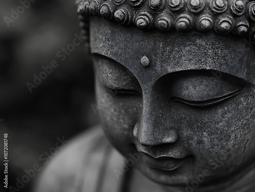 Wallpaper Mural Closeup buddha statue Torontodigital.ca