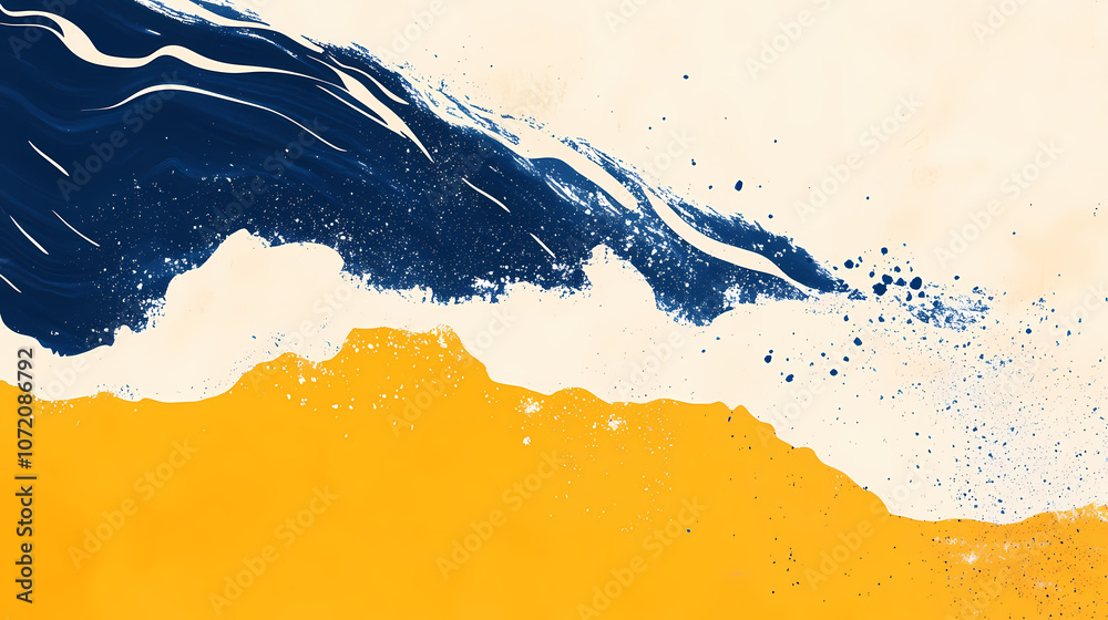 Obraz premium background with waves