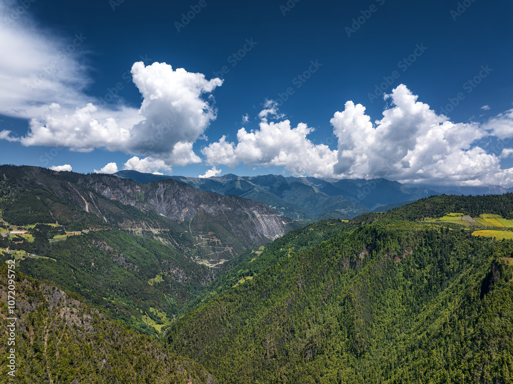 Fototapeta premium The Hengduan Mountains