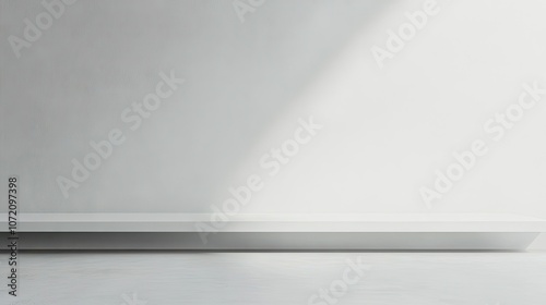 Wallpaper Mural Minimalist White Wall with Subtle Light Reflection Torontodigital.ca