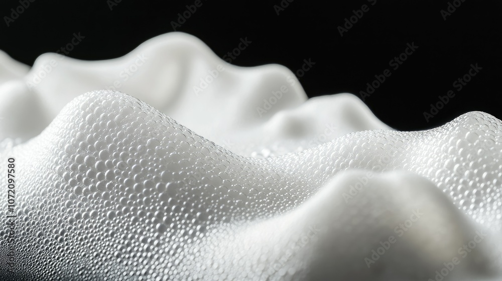 Obraz premium Soft Textures with Water Droplets on White Surface