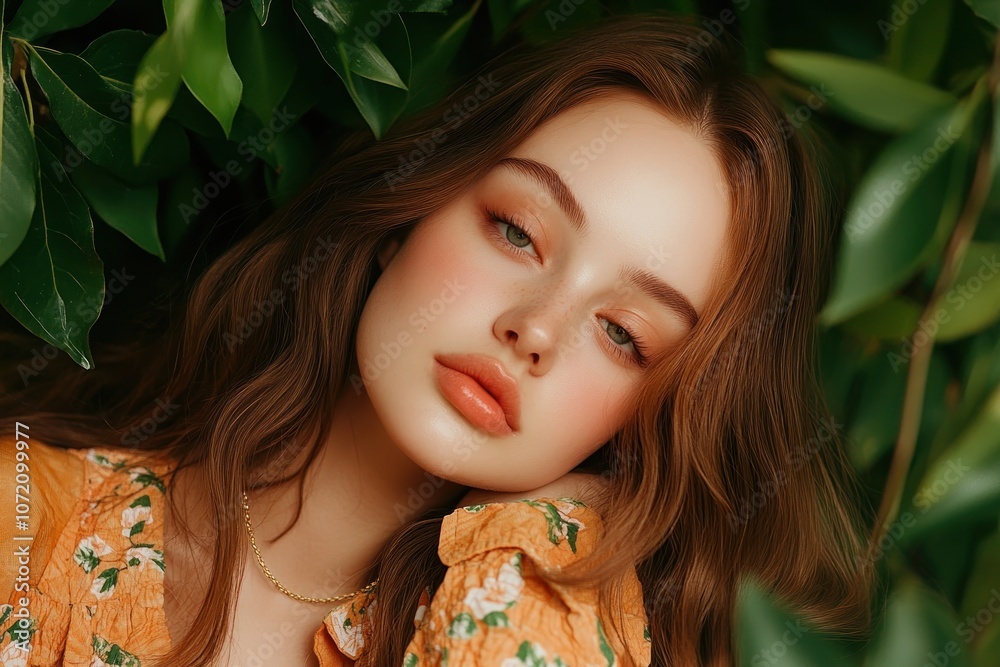 Embrace Natural Beauty A Minimalist Portrait of Serene Self-Love in the Outdoors Discover the Authentic Radiance of Nature's Embrace and Connect with Your Inner Peace Find Tranquility and Beauty in