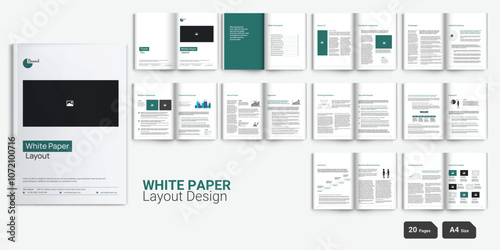 White Paper Layout Design White Paper Creative White Paper Whitepaper Design