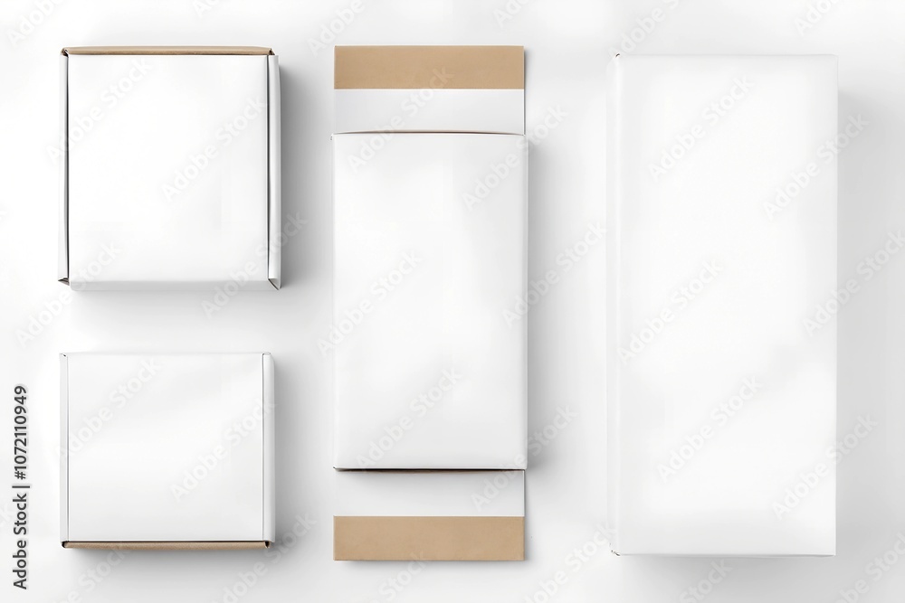Packaging Mockup on Clean Background Packaging Mockup on Clean Background