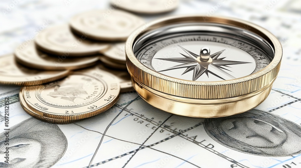 Navigate your financial future how a golden compass on a map can guide your investment decisions and create wealth opportunities Navigate your financial future how a golden compass on a map can guide your investment decisions and create wealth opportunities