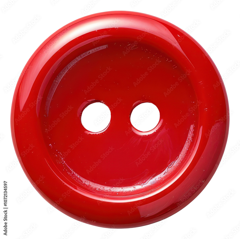 PNG Red button with two holes PNG Red button with two holes
