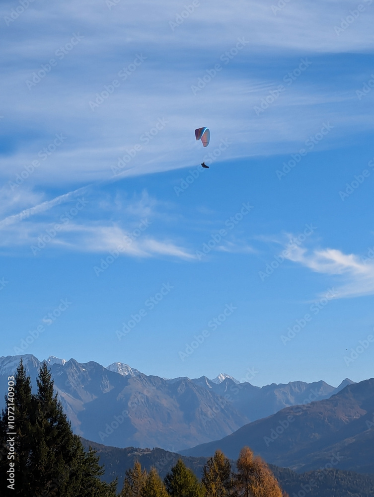 paragliding in the mountains paragliding in the mountains