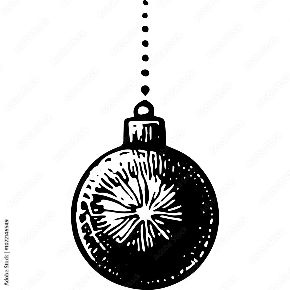 Fototapeta premium Christmas Tree Ball Decoration