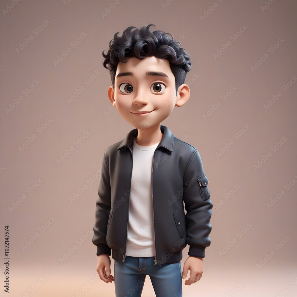 3D Render of a Cool Teenager 3D Render of a Cool Teenager