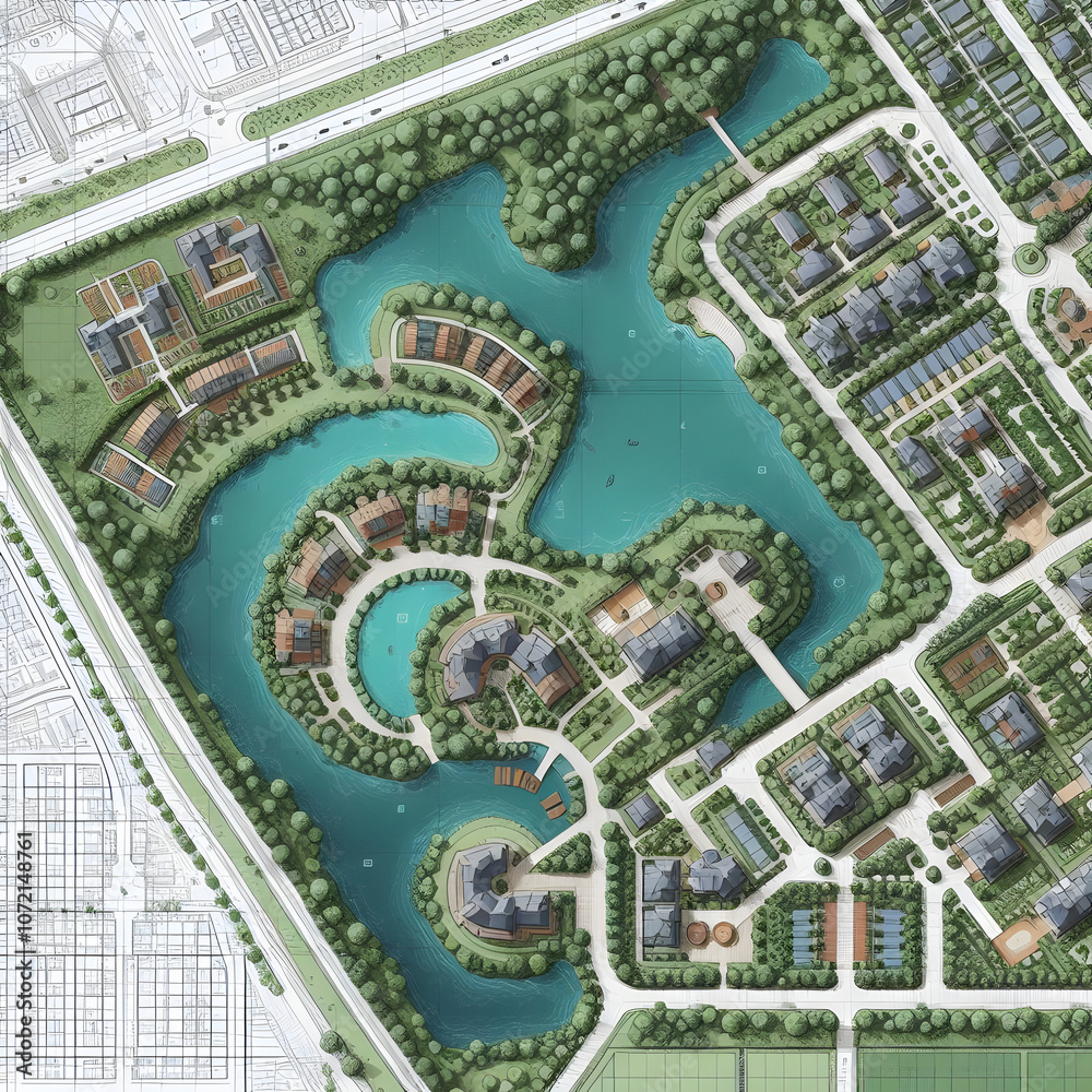 Architectural planning, visualization, real state architectural project, urban planning Architectural planning, visualization, real state architectural project, urban planning